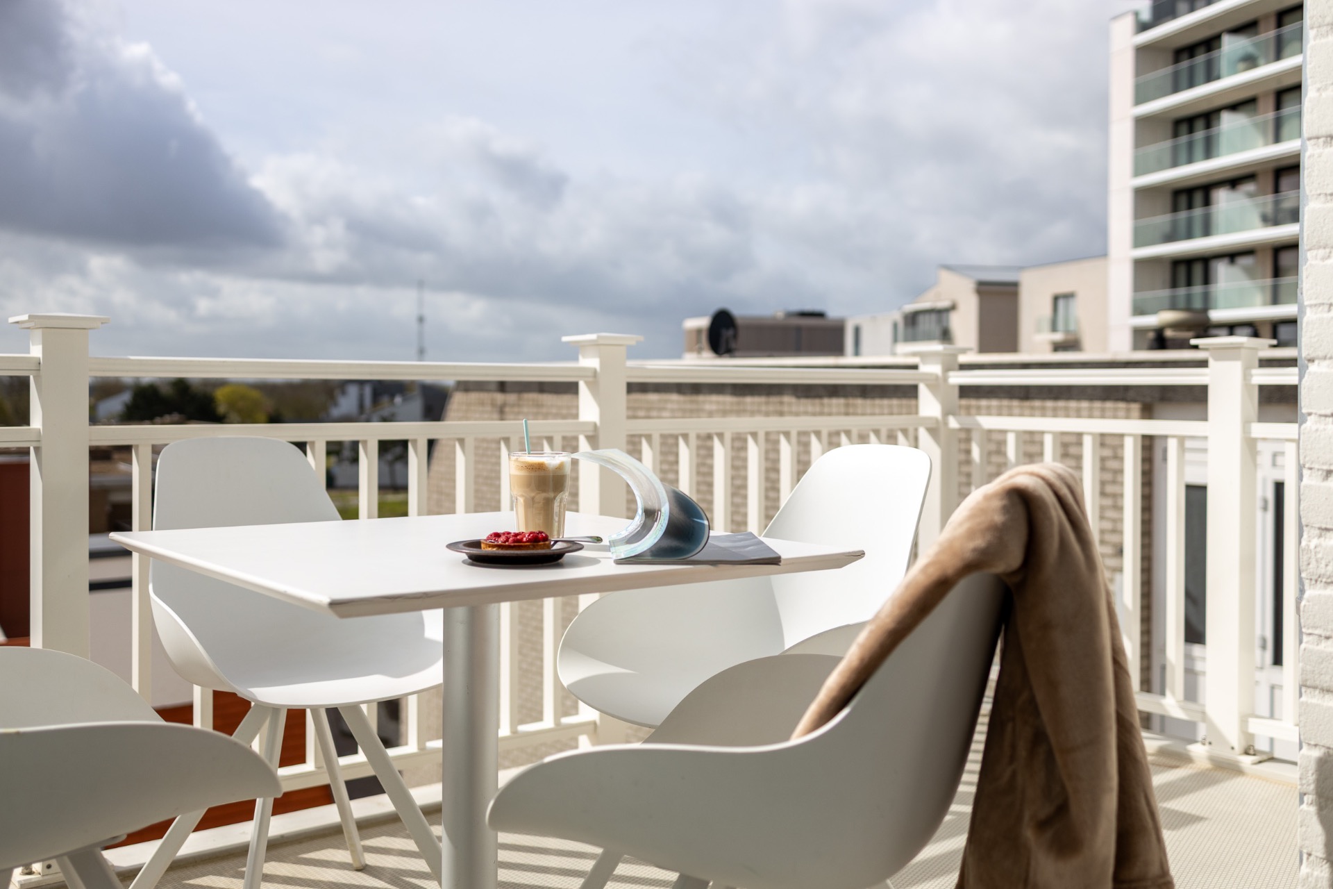 cadzandbadcsight balkon koffie ochtend uitzicht cadzand