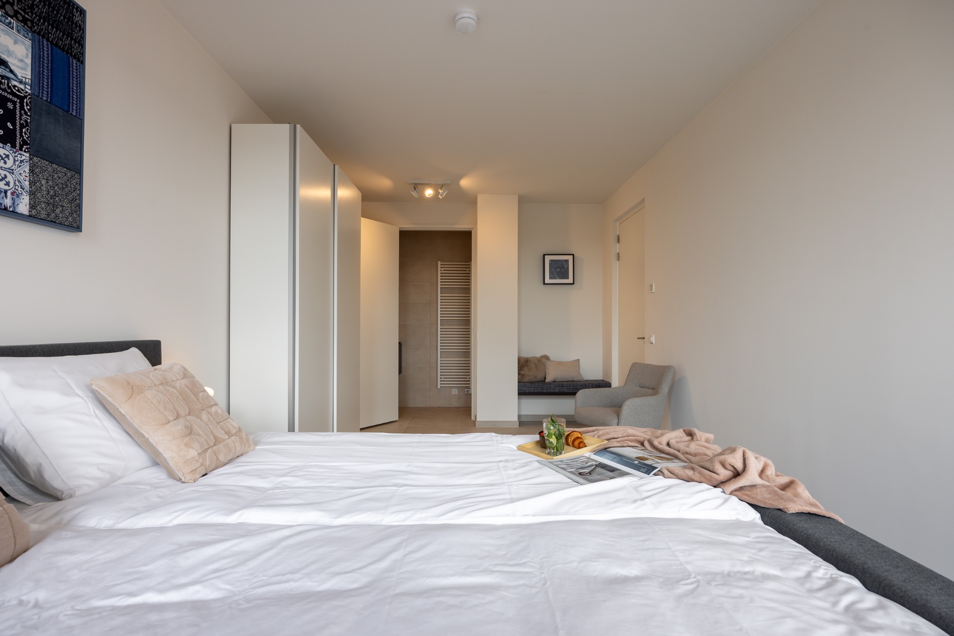 cadzandbadcsight slaapkamer ruimte comfort vakantieappartement